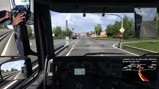 Rostock to Bremen  Euro Truck Simulator 2  Logitech g29 [upl. by Tarah]