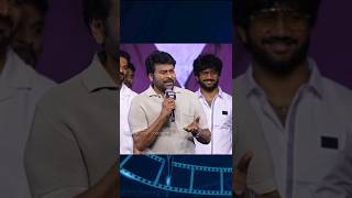 chiranjeevi funny speech at zebra pre release event trending shorts youtubeshorts shortsfeed [upl. by Ahsekat]