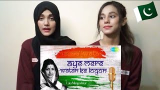 Ae Mere Waatan Ke Logon  Lata Mangeshkar  Pakistani Reaction [upl. by Yug952]