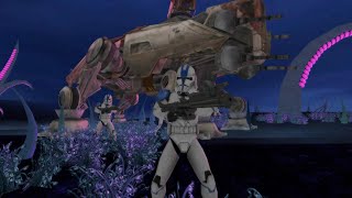 Star Wars Battlefront 2  Battle Of Umbara  NPC Wars [upl. by Araem]