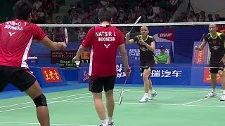 TAhmadLNatsir v Zhang NZhao YLXDSF Wang Lao Ji BWF World Champ2013 [upl. by Trebbor]