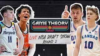 LIVE 2nd Round NBA Draft Companion Show  Game Theory Podcast with Sam Vecenie [upl. by Rettke637]