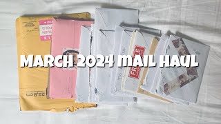 KPOP mail haul  photocard trades gos amp purchases  march 2024 [upl. by Deerdre93]