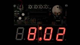 LED 7Segment Four Digit Real Time Clock Date and Time and Temperature Display [upl. by Haisa465]