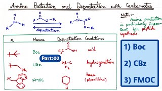 Protecting Groups for Amines Boc CBz and FMOC  Part02 [upl. by Rafaelia]