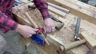 Woodworking Hand Tools ASMR no talking no music [upl. by Landri]