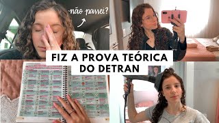 FIZ A PROVA TEÓRICA DO DETRAN  EU REPROVEI ✨ Vlog [upl. by Philender391]