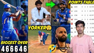 BIGGEST OVER😳 ROMARIO SHEPHERD 32 RUN🫡 BUMRAH YORKER TO PRITHVI SHAW🔥MI VS DC 😲POINTS TABLE IPL 2024 [upl. by Thane]