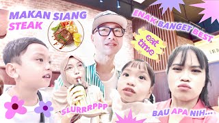 MAIN KE AEON TOTORI BESTIE ‼️COBAIN STEAK BOBA PALING ENAK [upl. by Aicilet592]