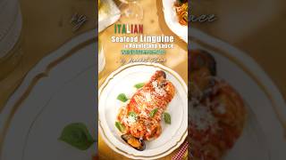 【🇮🇹 拿坡里海鮮蕃茄扁意粉 Seafood Linguine in Napoletana Sauce】 [upl. by Htennaj]