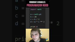 Calcular área de un círculo en Python Nombres confusos vs Nombres claros y solución optimizada [upl. by Cecilio]