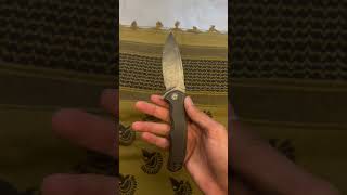 Checkout the Stonewashed and Damascus Knifes camouflagestore houstontx pocketknife [upl. by Sairacaz]