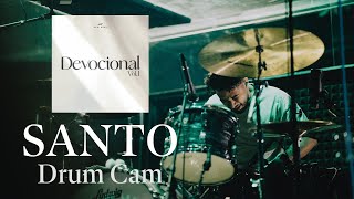 Santo  New Wine Devocional V1  Drum Cam [upl. by Ydnew]