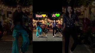 💥Asai pawasanna HitSong track trending cover Dance short with AI foryou fypシ゚viral shorts fyp 💚💛 [upl. by Hendry]