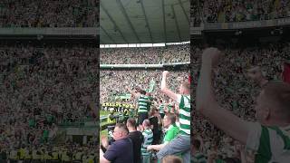 💚🤍🧡 celticfans singing hey you were having a party celtic glasgowceltic [upl. by Iadrahs674]