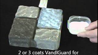 Demonstration VandlGuard AntiGraffiti Coating [upl. by Atneciv860]