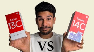 أقوى مقارنة Redmi 13c VS Redmi 14c [upl. by Nuahsor173]