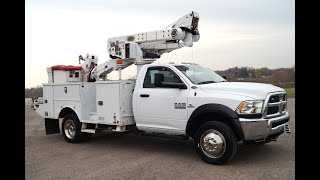 2015 RAM 5500 Tradesman  40ft Bucket Truck  659832 [upl. by Atthia886]