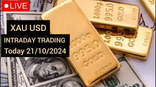 22102024 LIVE TRADING  LIVE 15 MINS INTRADAY TRADING TODAY XAUUSD LIVE TRADING TODAY [upl. by Liarret857]