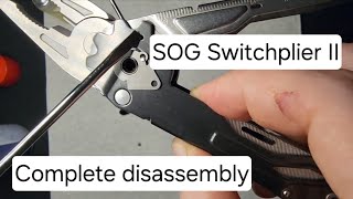 Disassembly and Service of SOG Switchplier II 2024 edc sog spyderco Benchmade [upl. by Gratt349]