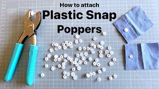 Plastic snap popper tutorial Press on popper diy Prym Snap Pliers Fabric popper DIY Anita Benko [upl. by Skyler]