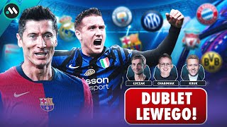 LEWANDOWSKI Z DUBLETEM BARCELONA WYGRYWA INTER  ARSENAL 10 REAL W KRYZYSIE  LIGA MISTRZÓW [upl. by Karlotta922]