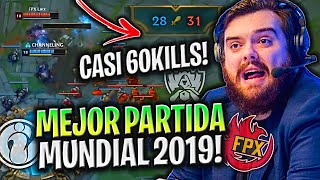 IBAI CASTEÓ LA MEJOR PARTIDA DEL MUNDIAL 2019 CASI 60KILLS  IG vs FPX SEMIFINAL MUNDIAL 2019 [upl. by Griseldis]