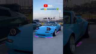 Mazda MX5 MIATA🤑 Biru menyala sekali mantap🥰👍 jdm cars mazdamiata miata automobile shorts [upl. by Newra]