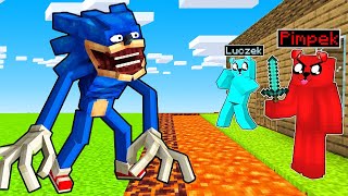 SHIN SONIC vs TAJNA BAZA w Minecraft 🔪😲 [upl. by Dominik]