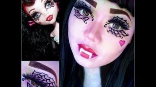 Monster High Draculaura Makeup Tutorial [upl. by Arthur]