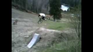 15 year old does flips 360 360 tailwhip on mountain bike [upl. by Nahshun342]