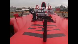 Charles Leclerc takes his girlfriend Charlotte Siineand his mother for a ride in Ferrari F1 [upl. by Amees946]