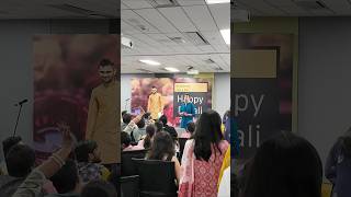 Diwali celebration at Ernst n young🥹😝shortvideos viralshort reels [upl. by Jeanna]