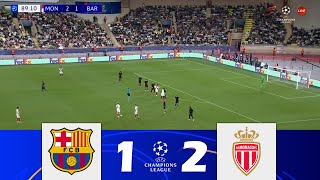 FC Barcelone contre AS Monaco 12  UEFA Champions League 202425  Résumé de Match [upl. by Poree917]