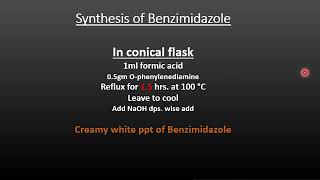 Synthesis of benzimidazole [upl. by Domela318]