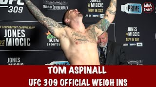 Tom Aspinall weighs in as a backup for UFC 309 [upl. by Fadas]