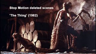 The Thing 1982  John Carpenter Deleted Stop Motion [upl. by Akeem]