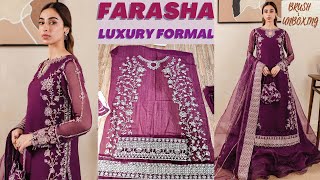 Unboxing Farasha Formal Wear  Affordable amp Stylish Attire ReviewUNBOXING OF ORIGINAL BRANDS ONLY [upl. by Goer]