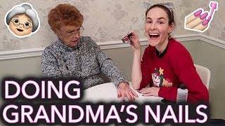 Painting My Grandmas Nails she thinks were on National Television [upl. by Nomal22]