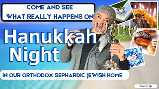 What Really Happens on Hanukkah Night in our Orthodox Sephardic Jewish Home  Hanukkah Home Tour [upl. by Amis690]