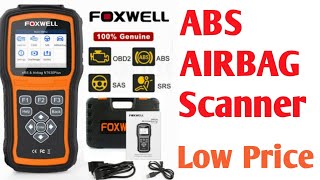 Foxwell NT630 Plus OBDII Automotive Scanner Code Reader Brake Bleeding ABS Airbag SRS Reset [upl. by Trometer]