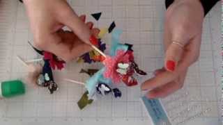 How to Craft a Tootsie Pop Flower Valentine [upl. by Analihp62]