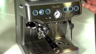 Breville  The Barista Express Espresso Machine BES870 Operation [upl. by Ridley498]