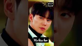 he suddenly kiss 😘 her dreamingofafreakingfairytale ytshorts pyoyejin [upl. by Asset]