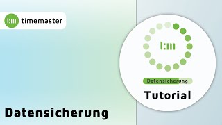 Timemaster WEB Datensicherung erstellen [upl. by Nsaj100]