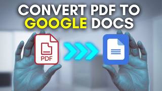 How to Convert a PDF to a Google Doc  Covert PDF into Google docs [upl. by Louth]