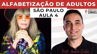 AULA 4  ALFABETIZAÇÃO DE ADULTOS  EJA  SÃO PAULO  LETRAS B C D  FESTAS E MÚSICAS [upl. by Hamish808]