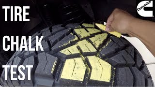 How To Extend Tire Life CHALK TEST [upl. by Earej]