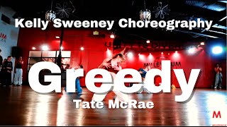 Greedy by Tate Mcrae  Kelly Sweeney Choreography  Millennium Dance Complex [upl. by Rahmann]