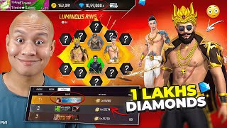 Buying 1 Lakhs Diamonds 💎 Badges amp i Got Old Elite Pass 😍 Tonde Gamer [upl. by Liagiba]